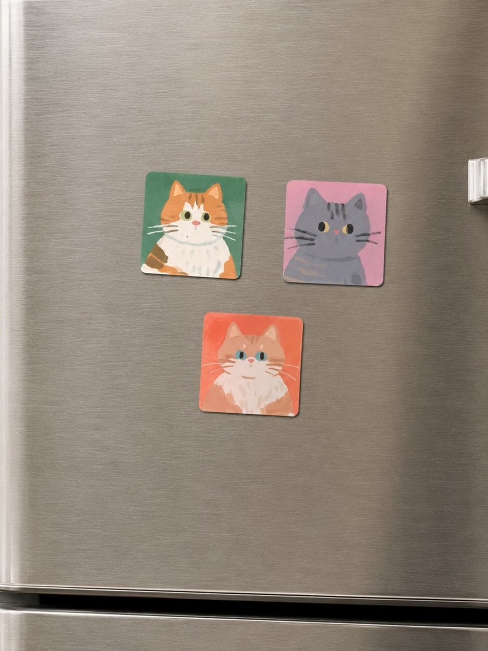 3 bundles for $25 Cute Cat Magnet Set New